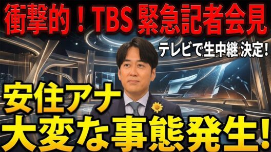 【衝撃】安住紳一郎が生放送で台本を粉砕…TBSスタジオ凍結の瞬間