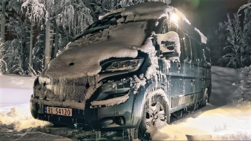 Arctic Winter Life: 48 Hours in My Darkest Snow Storm — Surviving the Arctic Alone in a Van