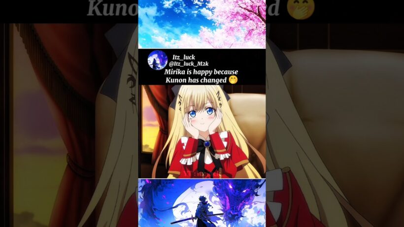 Mirika is happy because Konun 🤭 ~ Kunon the Sorcerer Can See EP1 | Hindi Dub | #short #animeedit