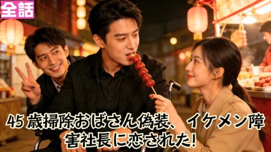 【日本語吹き替え】助けて！障害イケメン社長、45 歳掃除おばさんに偽った私に恋上がっちゃった！！#短編ドラマ  #minidrama