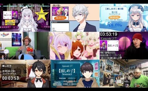 【推しの子 第27話 / 第3期 第3話】VTuberリアクションまとめ
