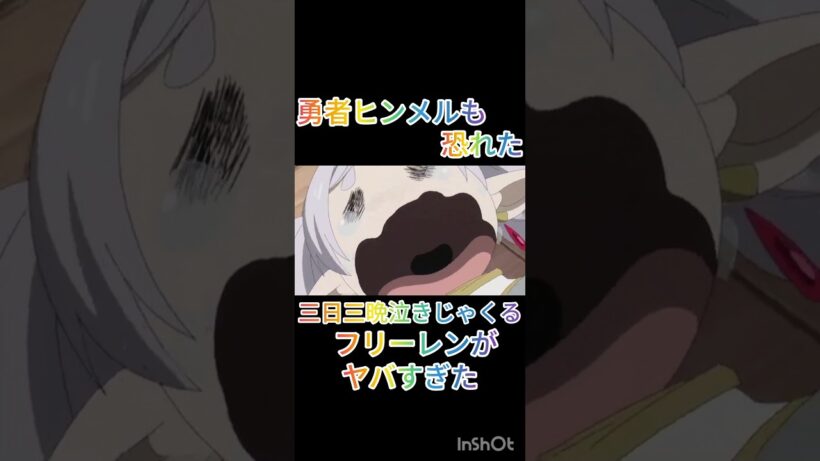 【癇癪を起こしたフリーレン】フリーレンが癇癪を起こすとこうなるらしいw#葬送のフリーレン #フリーレン