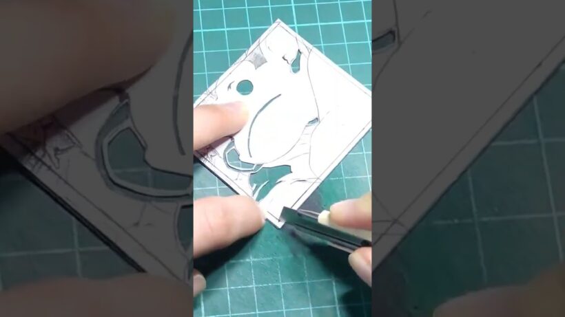 チャーリー【切り絵】#切り絵 #ダーウィン事変#チャーリー