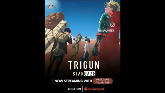 "Trigun Stargaze" Anime Season 2 Now Streaming in hindi, Tamil, Telugu dubs on Crunchyroll