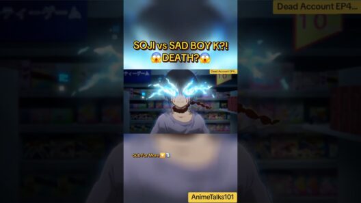 Soji Enishiro vs Sad Boy K?! 😱Kukuru Kasubata & Kiyomi Urusugawa DEATH😱Dead Account Episode 4 #anime