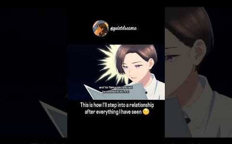 Contract relationship op✨️😭Anime - In the clear moonlit dusk#anime #romcomanime #animeedits #shoujo