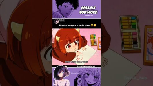 mission to capture santa 😂 [The Demon King's Daughter is Too Kind]#anime #baakahub #doux #kawaii