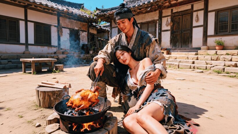 窮小子爲保護五位寡婦嫂子竟覺醒神奇系統，災荒年間也天天有肉吃，剷除惡霸帶領村民發家致富！#短劇 #爽劇 #穿越 #重生