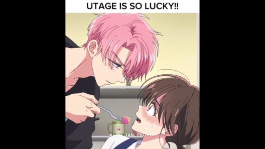 Utage Is so Lucky 😍❤️ Tamon's B-Side #anime #shorts
