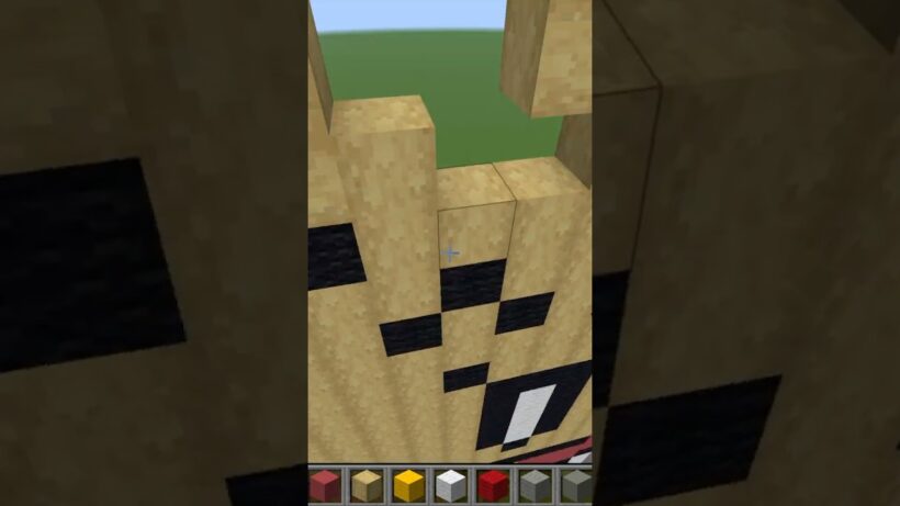 【ドット絵 マイクラ】一堂零【ハイスクール!奇面組】｜Minecraft Pixel Art #shorts