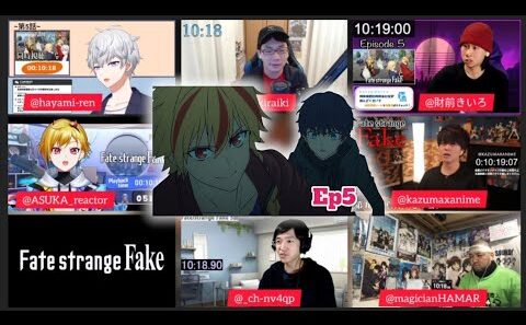 Fate strange Fake Episode 5 Japanese Reaction フェイト ストレンジフェイク 5話 リア クション