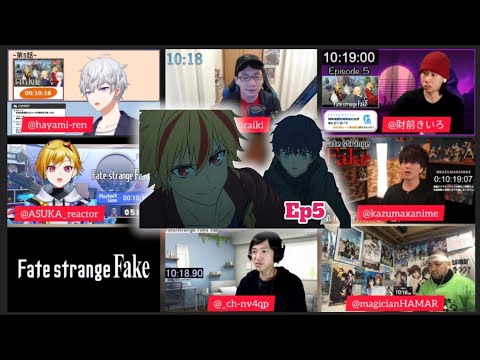 Fate strange Fake Episode 5 Japanese Reaction フェイト ストレンジフェイク 5話 リア クション