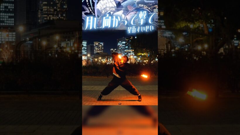 真夜中ハートチューン【月に向かって撃て/星街すいせい】【ホウホウ】#ヲタ芸 #マヨチュー #星街すいせい #shorts