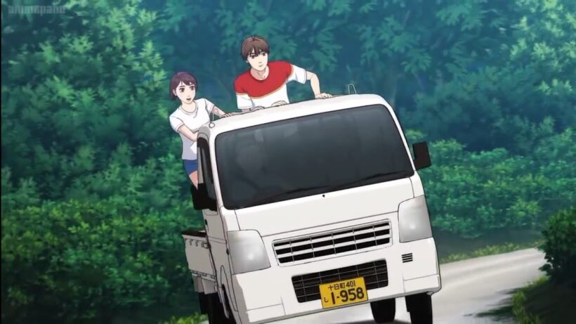 Ren's Grandma drifting a Kei Truck [MF Ghost Season 3 - EP5 (29)