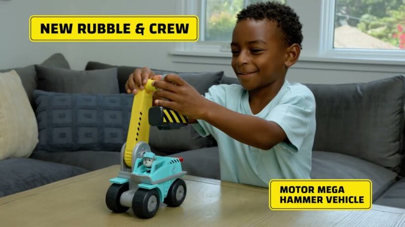 Paw Patrol Rubble and Crew Motor Mega Hammer Vehicle Playset