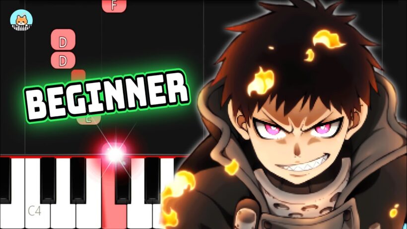 Fire Force Season 3 OP 2 - "Ignis" - BEGINNER Piano Tutorial & Sheet Music