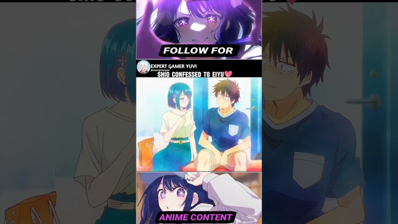 SHIO Confesses TO EIYU💖」-  you can't be in a rom-com with your childhood friends EP5 #shorts #anime