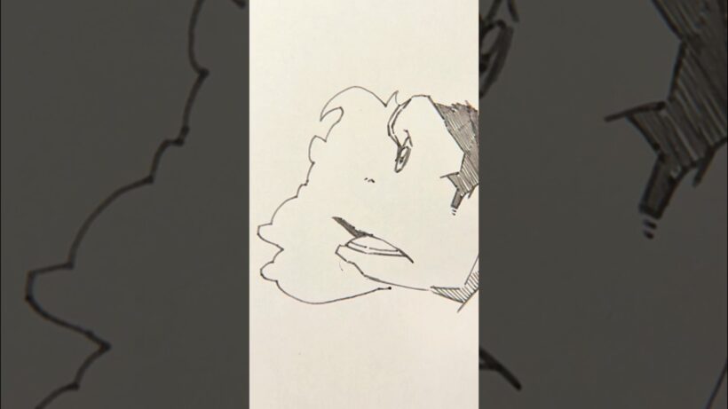 【ダーウィン事変】チャーリーの横顔を本気で描いてみた！！！#ダーウィン事変 #チャーリー #howtodraw #drawing #art