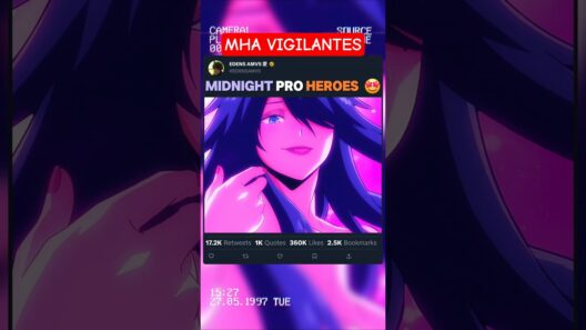 LA jeune MIDNIGHT hero PROFESSIONNEL | #myheroacademia #edit #amv #mha #bnha