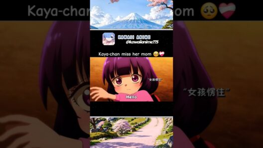 Kaya‑chan miss her mom ❤️‍🩹 #anime #animeedit #shorts