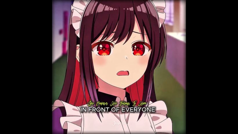 "She confesses her feelings😳😍" - Tune in to the midnight heart #anime #edit #animeedit #viral