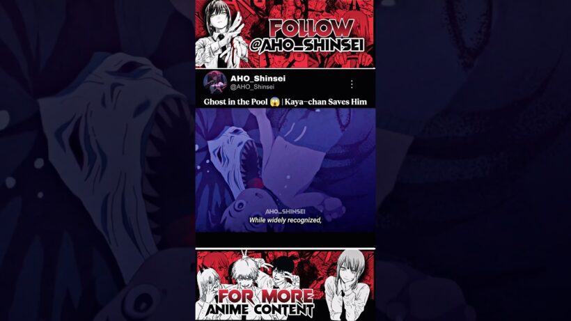 Pool Horror Scene 😱👻 | Kaya-chan Saves a Life #anime #animeshorts