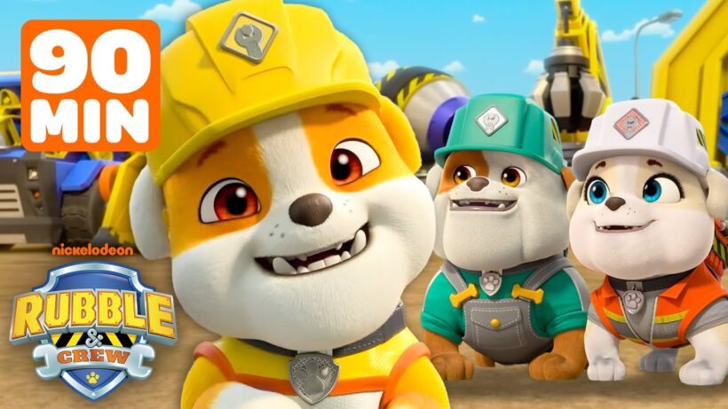 Grandpa Gravel & Auntie Crane Work Together | Rubble & Crew