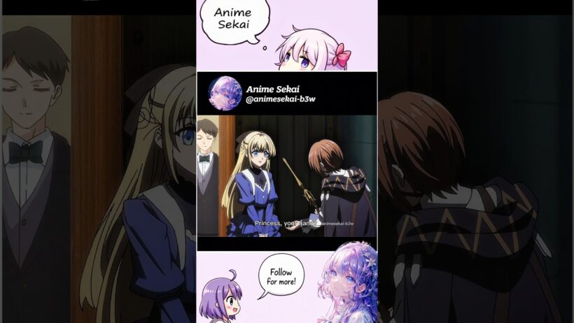 he rizzed up the Princess and the Maid... 😳 | #shorts #anime