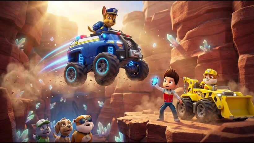 PAW Patrol: Rescue Wheels – Chase’s Canyon Rescue! 🛞⛰️ | Big Wheels, Rocky Canyon & Epic Bounces!