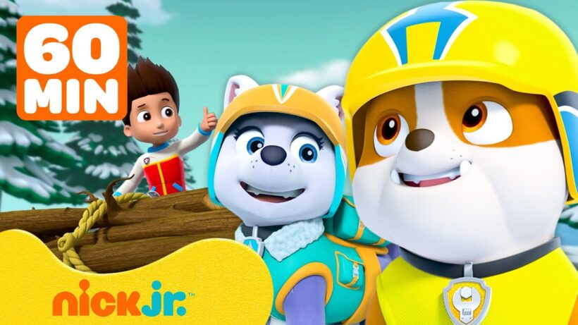 Rubble & Everest Team Up! w/ PAW Patrol & Jake 🌲 | 1 Hour |  Rubble & Crew