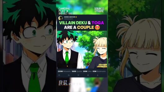 LE mechant DEKU et TOGA ensemble | #myheroacademia #edit #amv #mha #bnha