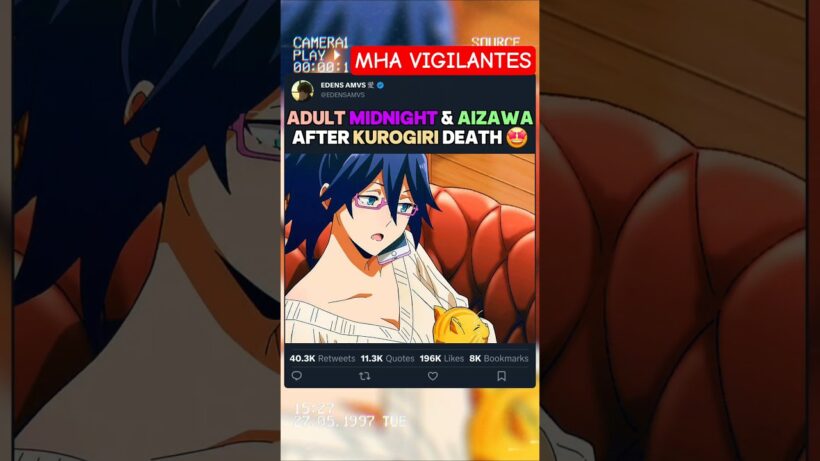 ADULTE MIDNIGHT ET AIZAWA APRÈS LA MORT DE KUROGIRI | #myheroacademia #edit #amv #mha #bnha