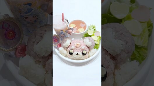 【名探偵プリキュア】ポチタンランチを作る🩷🪽 #名探偵プリキュア #プリキュア #キャラ弁 #platter  #StarDetectivePrecure