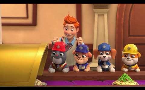 Rubble And Crew Bulids a ￼Conveyor Belt Restaurant For the Hotel!