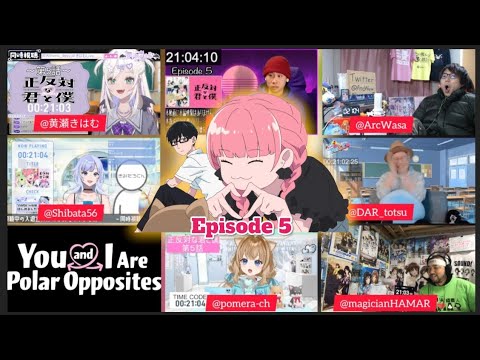 正反対な君と僕 5話 リアクション You and I Are Polar Opposites Episode 5 Japanese Reaction