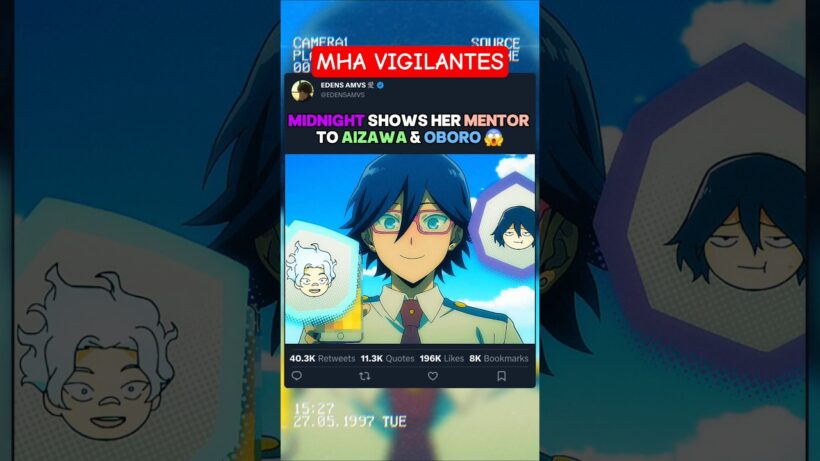 MIDNIGHT MONTRE SON MENTOR À AIZAWA ET OBORO | #myheroacademia #edit #amv #mha #bnha