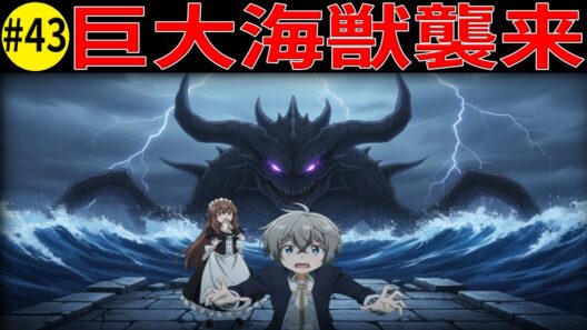 【絶体絶命】ヴァン様が海に転落！巨大海獣が襲う中ティルが決死の飛び込み【お気楽領主の楽しい領地防衛】