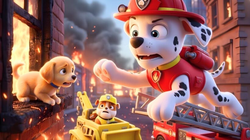 ADVENTURE CITY ON FIRE! 🔥 Marshall and Rubble's Most Dangerous Rescue | PAW Patrol 2026