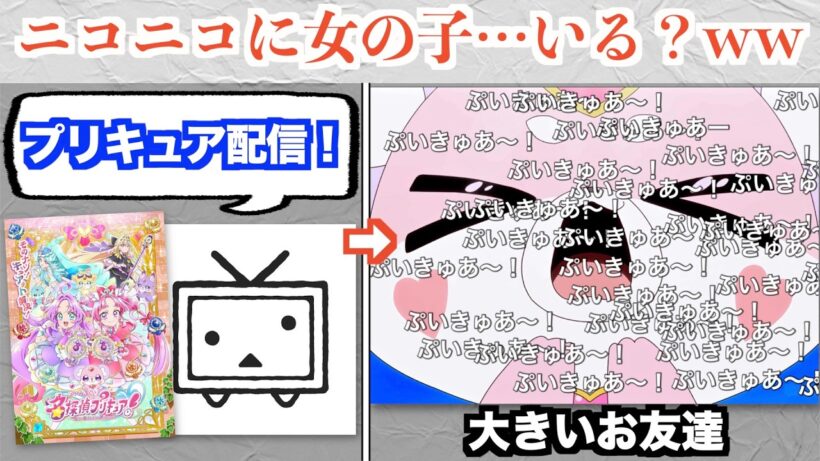 「名探偵プリキュア!」、ニコニコ動画で配信開始。コメントが予想通りるぎるww
