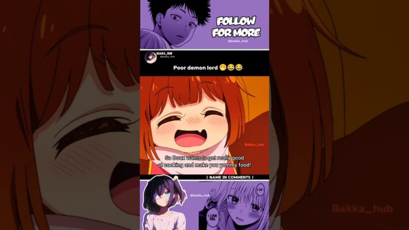 Poor demon lord 😂[The Demon King's Daughter is Too Kind]#anime #baakahub #kawaii #doux