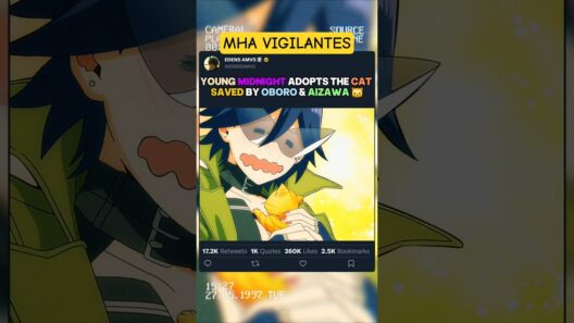 La jeune Midnight adopte le chat sauvé par Oboro et Aizawa | #myheroacademia #edit #amv #mha #bnha