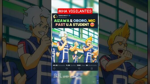 LE PASSE D'AIZAWA & OBORO ET MIC TANT QUE ÉLEVÉ UA | #myheroacademia #edit #amv #mha #bnha