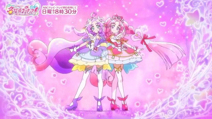 ４K画質・名探偵プリキュア「キュアアンサー＆キュアミスティック初変身＆必殺技」