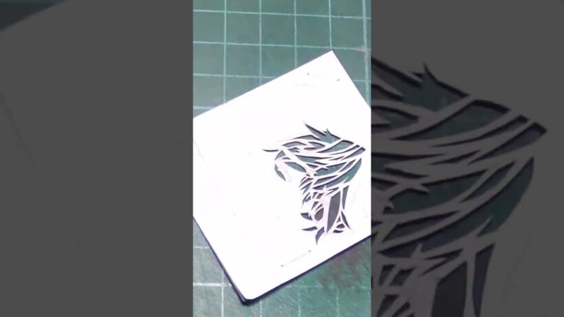 ジメ原【切り絵】#切り絵 #多聞くん #多聞くん今どっち