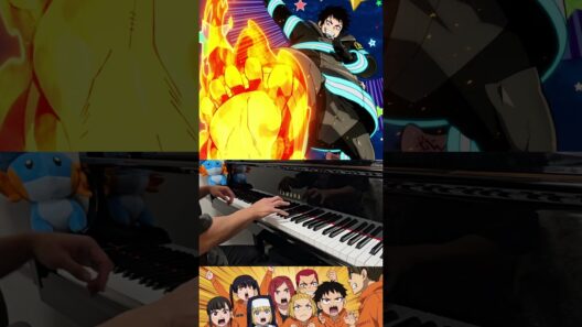 【ピアノ】「Ignis -イグニス- / 西川貴教」TVアニメ『炎炎ノ消防隊 参ノ章』第2クールOP【弾いてみた】- Fire Force Season 3 Part 2 - #shorts