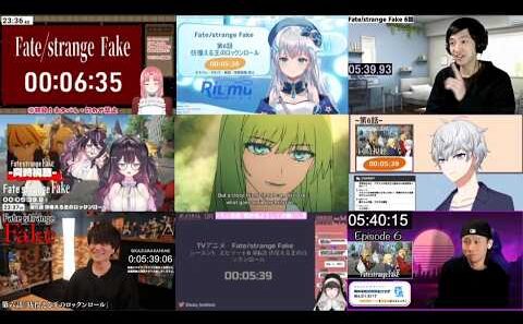 【Fate/strange Fake 第6話】VTuberリアクションマッシュアップ｜海外VTuber反応まとめ