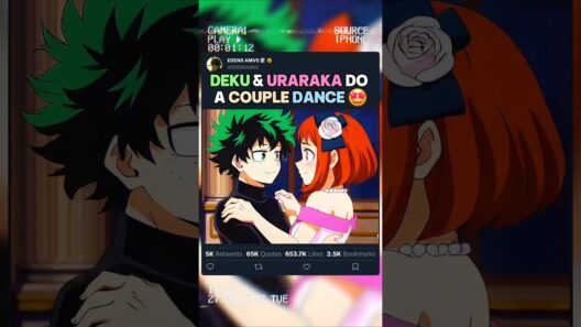 DEKU ET URARAKA FONT UNE DANSE EN COUPLE #myheroacademia #edit #amv #mha #bnha