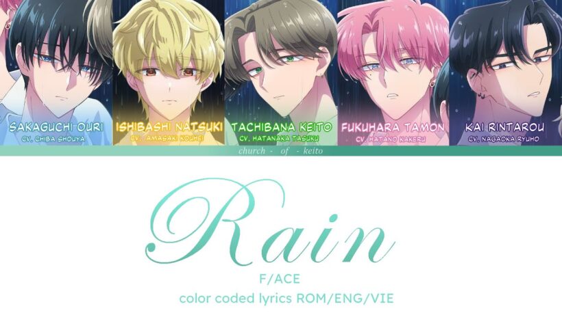 [Tamon's B-side] RAIN - F/ACE (ROM/ENG/VIE color coded lyrics)