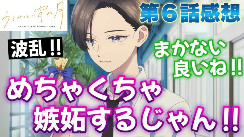 【 うるわしの宵の月 】 第６話感想！ めちゃくちゃ嫉妬するじゃん！ ３人目の王子が絡んで波乱！？ 石橋を叩くのはいいけどさぁ、叩きすぎると壊れるから！ お姉ちゃんいいこと言うね！ 【 アニメ感想 】