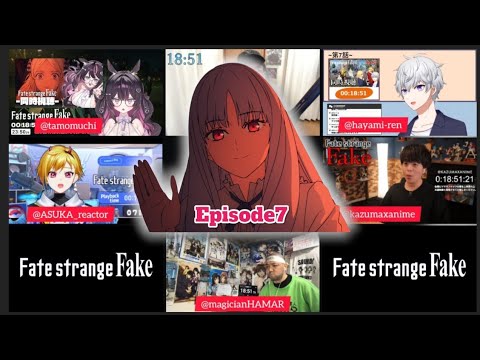 Fate strange Fake Episode 7 Japanese Reaction フェイト ストレンジフェイク 7話 リア クション